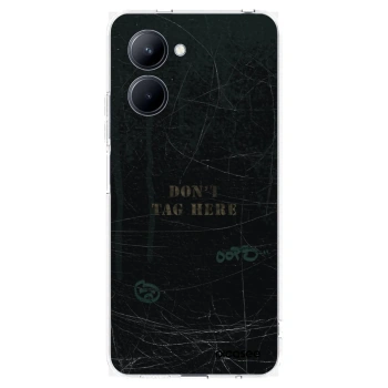 Picasee silikonowe przeźroczyste etui na Realme C33 (2023) - DON´T TAG