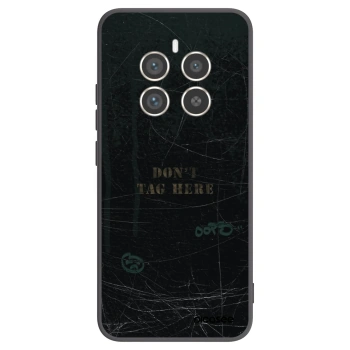 Picasee silikonowe czarne etui na Realme 12 Pro 5G - DON´T TAG