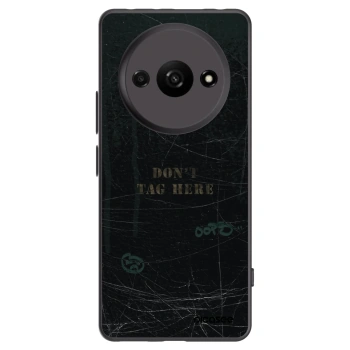 Picasee silikonowe czarne etui na Xiaomi Redmi A3 - DON´T TAG