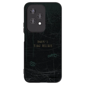 Picasee silikonowe czarne etui na Honor 200 Lite - DON´T TAG