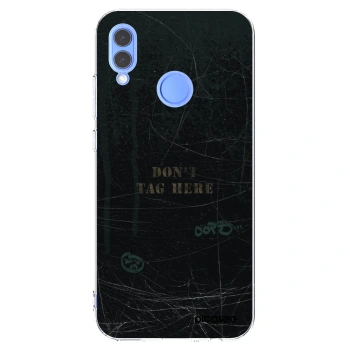 Picasee silikonowe przeźroczyste etui na Honor 10 Lite - DON´T TAG