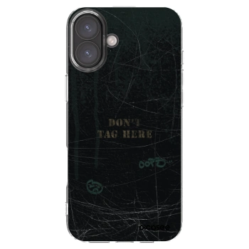 Picasee silikonowe przeźroczyste etui na Apple iPhone 16 Plus - DON´T TAG