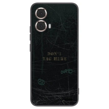 Picasee silikonowe czarne etui na Motorola Moto G85 - DON´T TAG