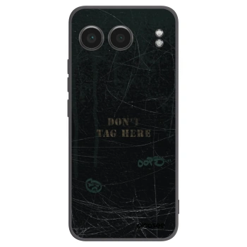 Picasee silikonowe czarne etui na OnePlus Nord 4 - DON´T TAG
