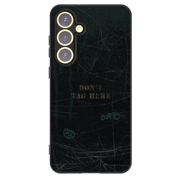 Picasee silikonowe czarne etui na Samsung Galaxy S24 FE S721B - DON´T TAG