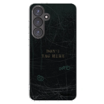 Picasee silikonowe przeźroczyste etui na Samsung Galaxy S24 FE S721B - DON´T TAG