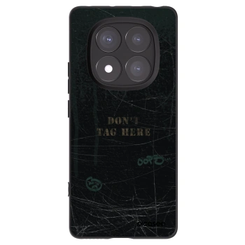 Picasee silikonowe czarne etui na Xiaomi Redmi Note 14 Pro+ 5G - DON´T TAG