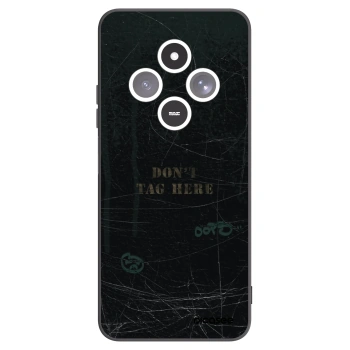 Picasee silikonowe czarne etui na Xiaomi Redmi 14C - DON´T TAG