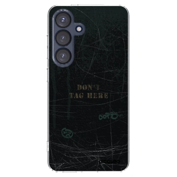 Picasee silikonowe przeźroczyste etui na Samsung Galaxy S25 5G - DON´T TAG