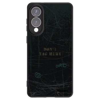 Picasee silikonowe czarne etui na Samsung Galaxy S25 Edge 5G - DON´T TAG