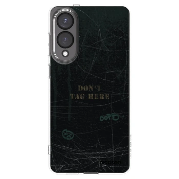 Picasee silikonowe przeźroczyste etui na Samsung Galaxy S25 Edge 5G - DON´T TAG