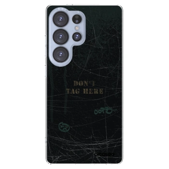 Picasee silikonowe przeźroczyste etui na Samsung Galaxy S25 Ultra 5G - DON´T TAG