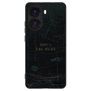 Picasee silikonowe czarne etui na Xiaomi Poco X7 Pro 5G - DON´T TAG