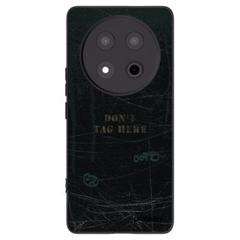 Picasee silikonowe czarne etui na Honor Magic7 Lite 5G - DON´T TAG