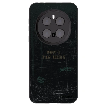Picasee silikonowe czarne etui na Honor Magic7 Pro 5G - DON´T TAG