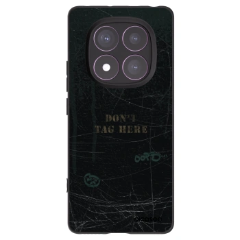 Picasee silikonowe czarne etui na Xiaomi Redmi Note 14 Pro 4G - DON´T TAG