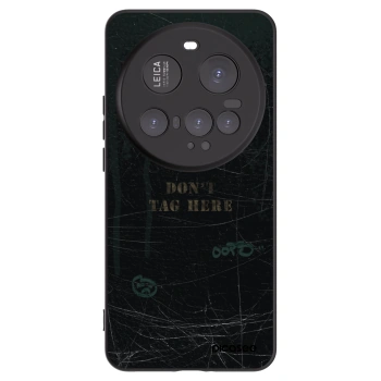 Picasee silikonowe czarne etui na Xiaomi 15 Ultra - DON´T TAG