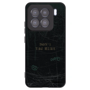 Picasee silikonowe czarne etui na Xiaomi 15 - DON´T TAG