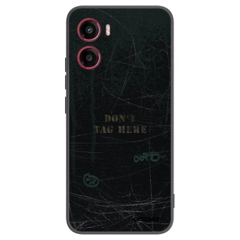 Picasee silikonowe czarne etui na Motorola Moto G05 - DON´T TAG