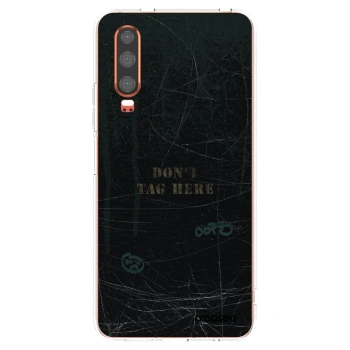 Picasee silikonowe przeźroczyste etui na Huawei P30 - DON´T TAG