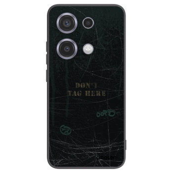 Picasee silikonowe czarne etui na Xiaomi Redmi Note 14S - DON´T TAG