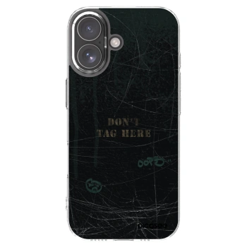 Picasee silikonowe przeźroczyste etui na Apple iPhone 17 - DON´T TAG