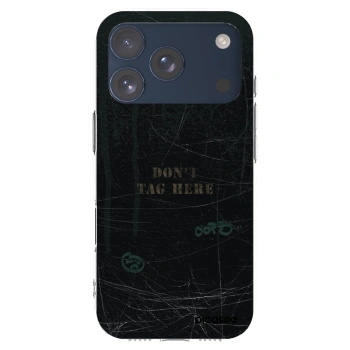 Picasee silikonowe przeźroczyste etui na Apple iPhone 17 Pro - DON´T TAG