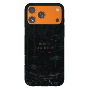 Picasee silikonowe przeźroczyste etui na Apple iPhone 17 Pro Max - DON´T TAG
