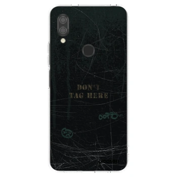 Picasee silikonowe przeźroczyste etui na Xiaomi Redmi 7 - DON´T TAG
