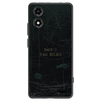 Picasee silikonowe czarne etui na Motorola Moto E14 - DON´T TAG