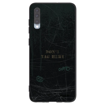 Picasee silikonowe czarne etui na Samsung Galaxy A70 A705F - DON´T TAG