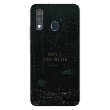 Picasee silikonowe przeźroczyste etui na Samsung Galaxy A40 A405F - DON´T TAG