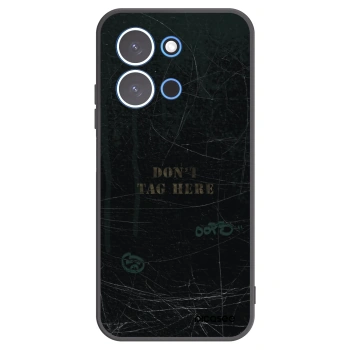 Picasee silikonowe czarne etui na Xiaomi Redmi 15C 4G - DON´T TAG