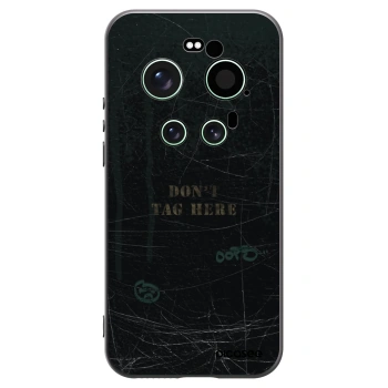 Picasee silikonowe czarne etui na Xiaomi 17 Ultra - DON´T TAG