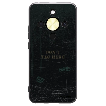 Picasee silikonowe czarne etui na Honor Magic8 Lite 5G - DON´T TAG