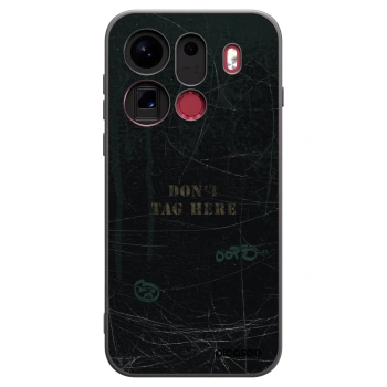 Picasee silikonowe czarne etui na OPPO Find X9 Pro - DON´T TAG
