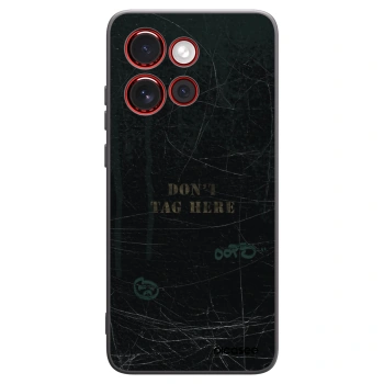 Picasee silikonowe czarne etui na Motorola Edge 60 Neo 5G - DON´T TAG
