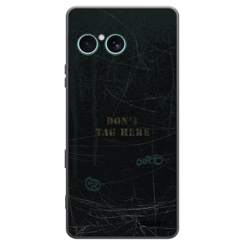 Picasee silikonowe czarne etui na Sony Xperia 10 VII - DON´T TAG