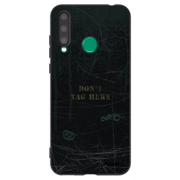 Picasee silikonowe czarne etui na Honor 20 Lite - DON´T TAG