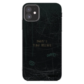Picasee silikonowe przeźroczyste etui na Apple iPhone 11 - DON´T TAG