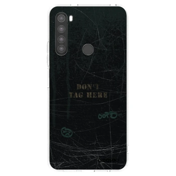 Picasee silikonowe przeźroczyste etui na Xiaomi Redmi Note 8 - DON´T TAG