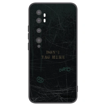 Picasee silikonowe czarne etui na Xiaomi Mi Note 10 (Pro) - DON´T TAG