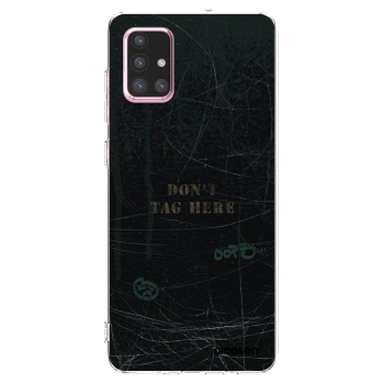 Picasee silikonowe przeźroczyste etui na Samsung Galaxy A71 A715F - DON´T TAG