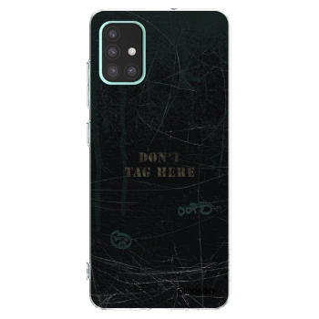 Picasee silikonowe przeźroczyste etui na Samsung Galaxy A51 A515F - DON´T TAG