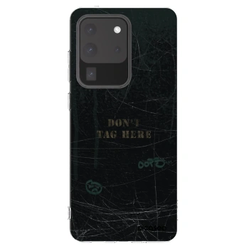 Picasee silikonowe przeźroczyste etui na Samsung Galaxy S20 Ultra 5G G988F - DON´T TAG