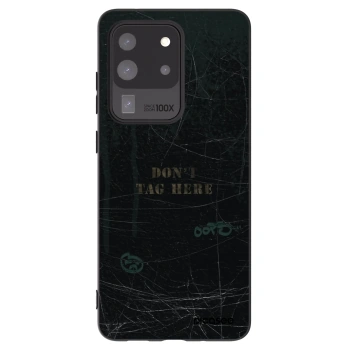 Picasee silikonowe czarne etui na Samsung Galaxy S20 Ultra 5G G988F - DON´T TAG