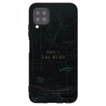 Picasee silikonowe czarne etui na Huawei P40 Lite - DON´T TAG