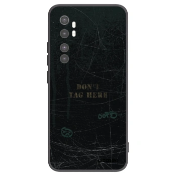 Picasee silikonowe czarne etui na Xiaomi Mi Note 10 Lite - DON´T TAG