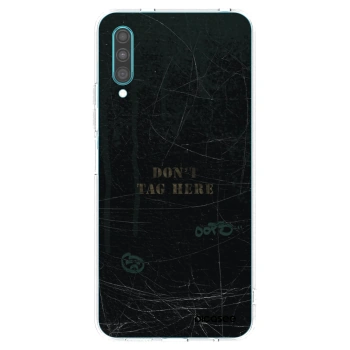 Picasee silikonowe przeźroczyste etui na Samsung Galaxy A30s A307F - DON´T TAG