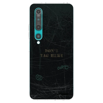 Picasee silikonowe przeźroczyste etui na Xiaomi Mi 10 - DON´T TAG